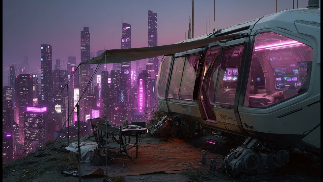 Cyberpunk Neon City Ambience 🌆 Blade Runner Inspired | Futuristic Focus & Relaxation