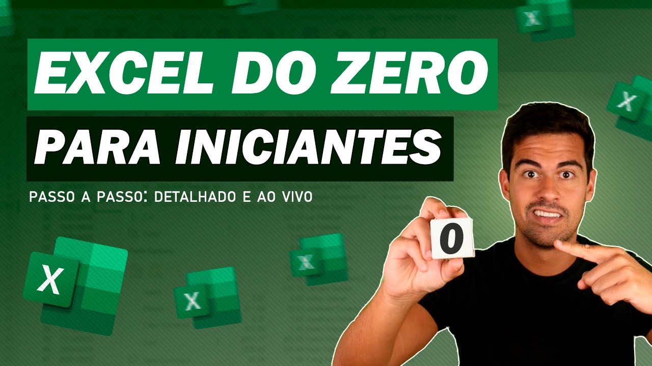 Excel do zero para iniciantes (Aula passo a passo e detalhada)