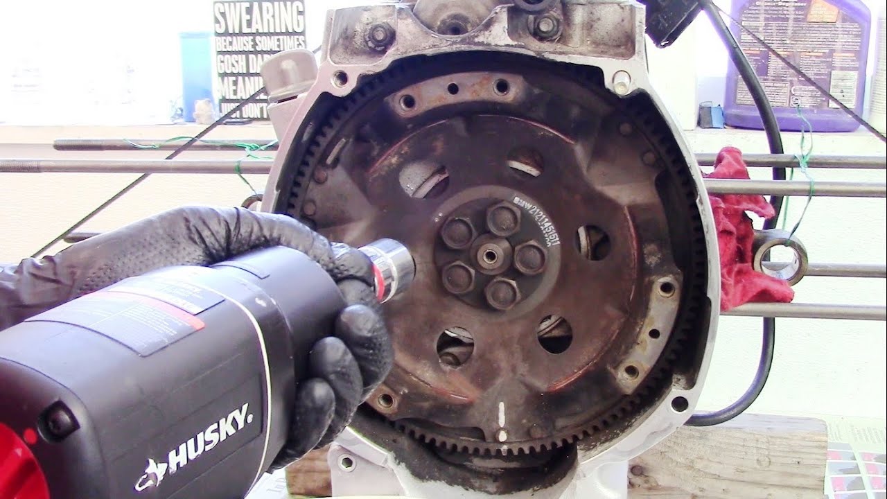 1983 BMW R80ST Remove Flywheel