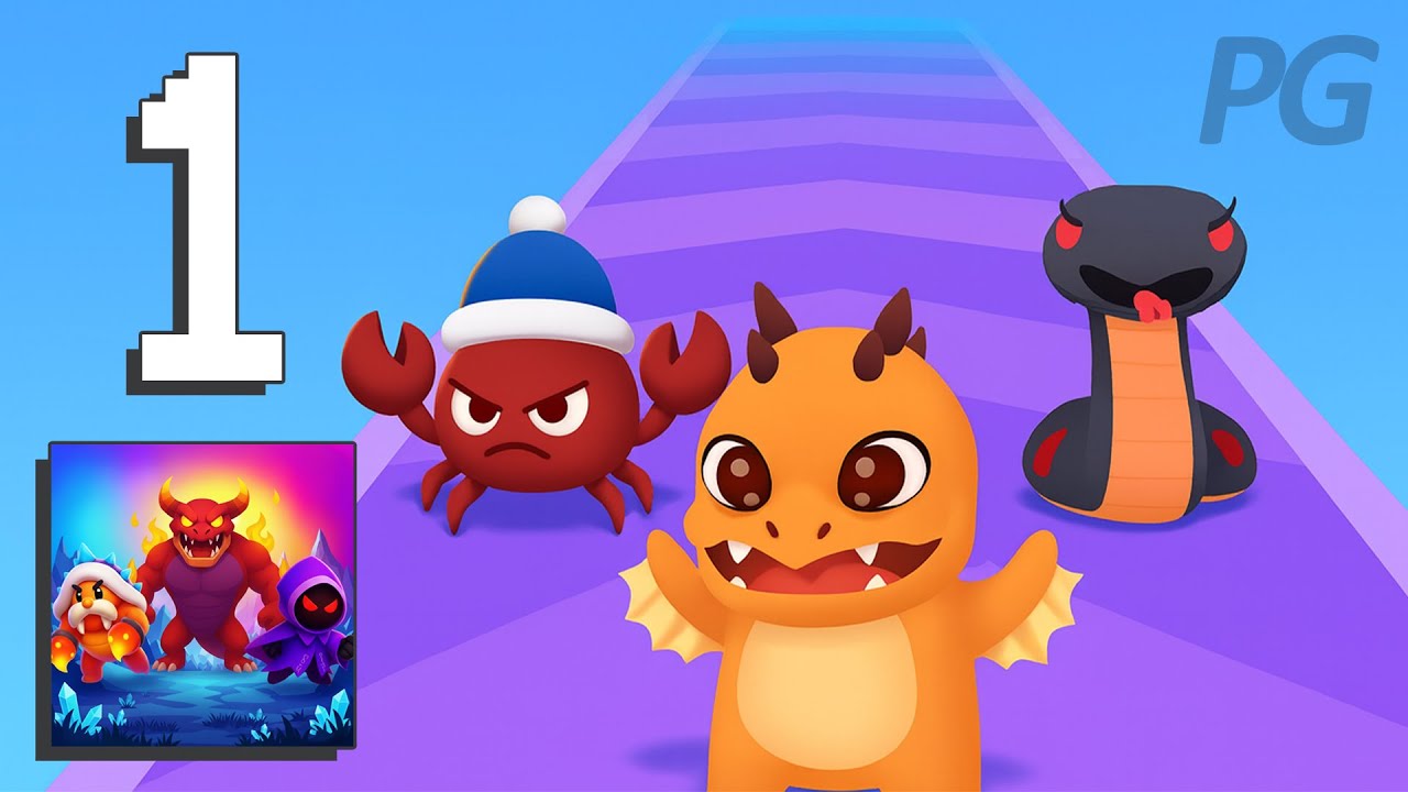 Merge Arena : Monster Battle - Gameplay Walkthrough [Android, iOS Game]