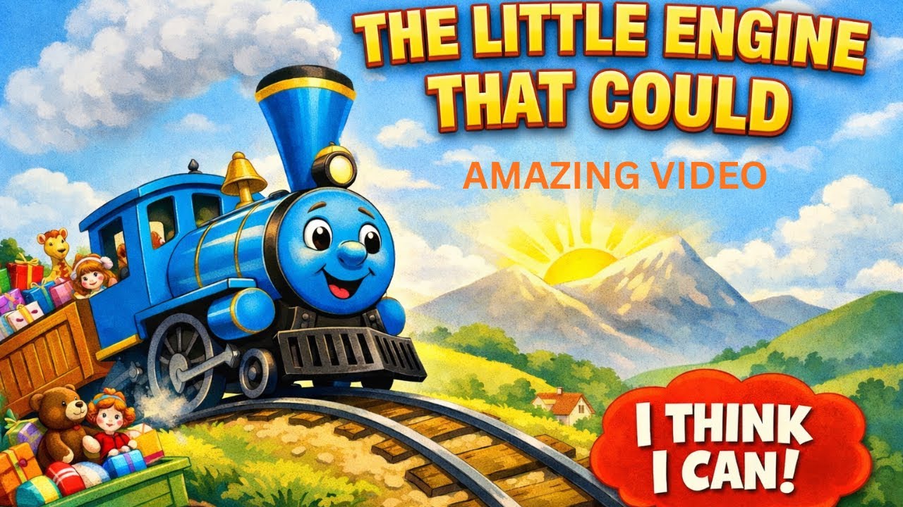 The Little Engine That Could | Bedtime Story for Kids | Kids Bedtime Story | comforting journey |