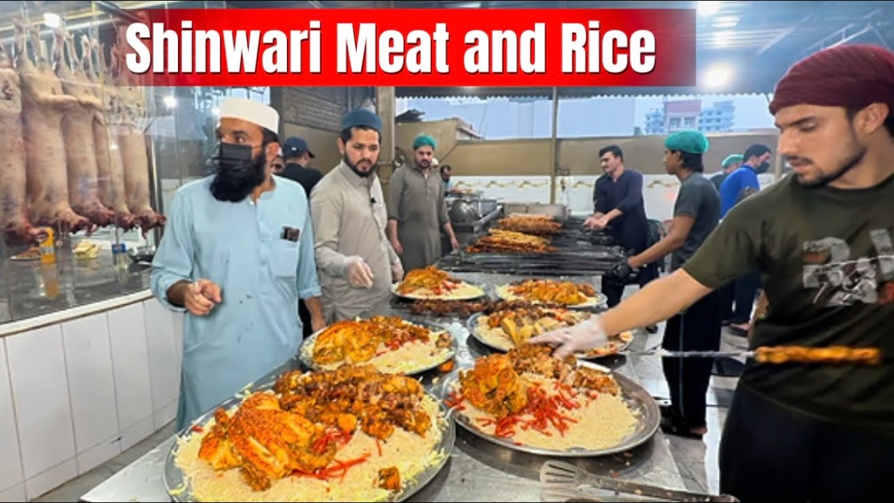 Meat and rice in best restaurants 