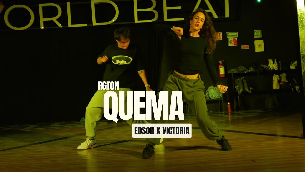 Quema - Ryan Castro, Peso Pluma | Coreografía Edson Alvarado ft. Victoria Estrada #rgton