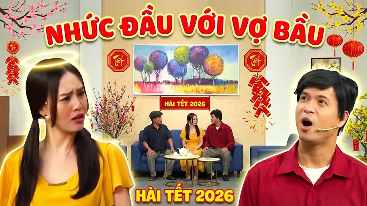 HÀI TẾT 7 NỤ: NHỨC ĐẦU VỚI VỢ BẦU | 7 Nụ Cười Xuân 2026 | Hài Tết 7 Nụ Cười Xuân 2026 | HTV Trending