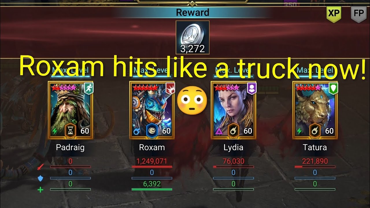 Roxam can hit HARD!