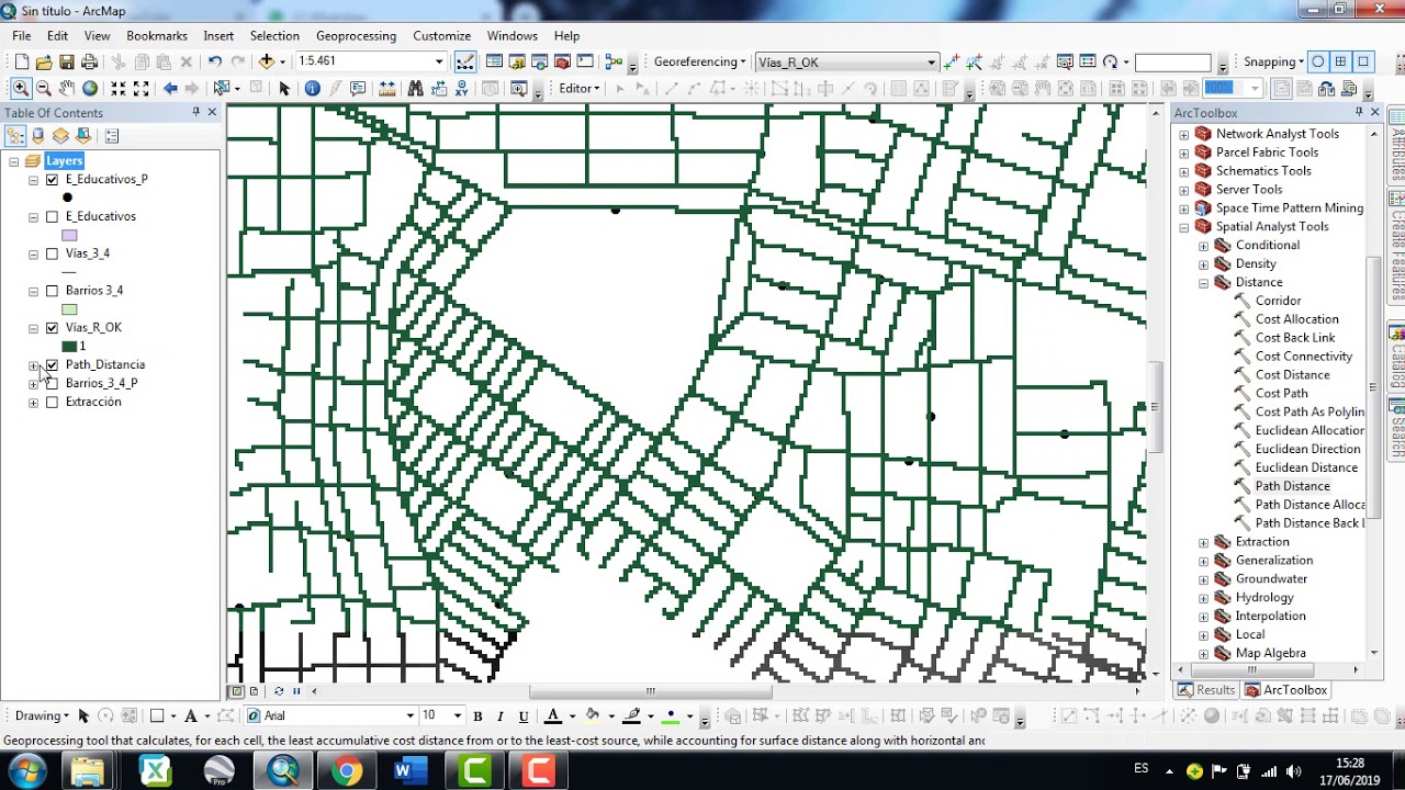 Análisis de Redes en Arcgis 10.6