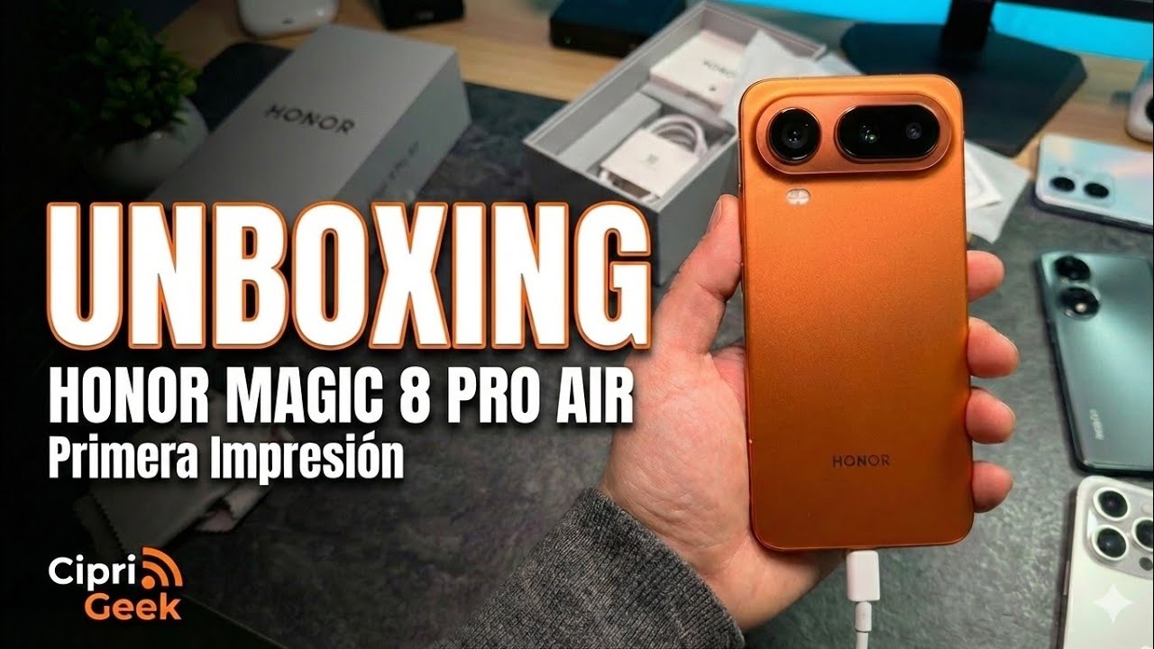 Unboxing Honor Magic 8 Pro Air en Español
