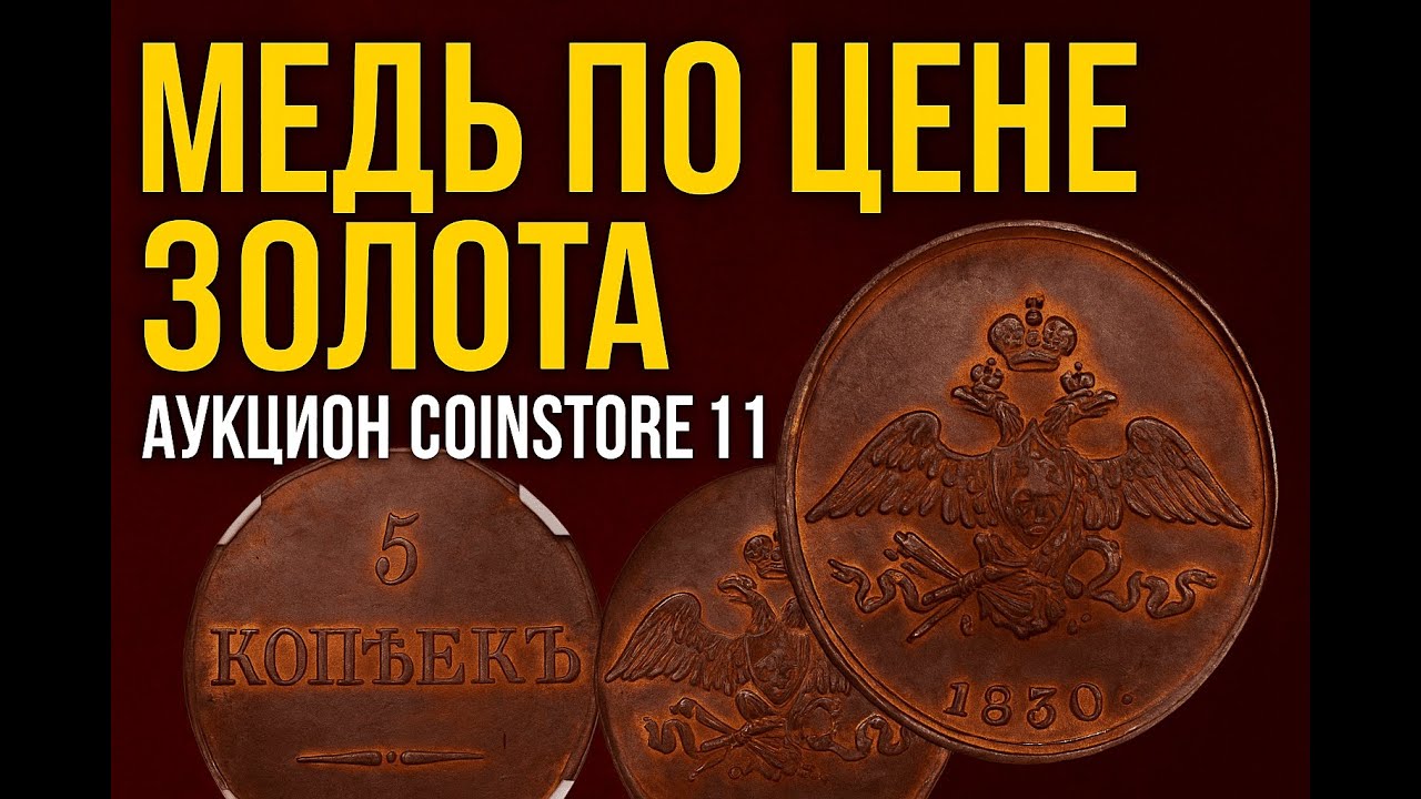 КОМУ НУЖНА МЕДЬ ЗА ТАКИЕ ДЕНЬГИ?! 😱 Coinstore 11 аукцион