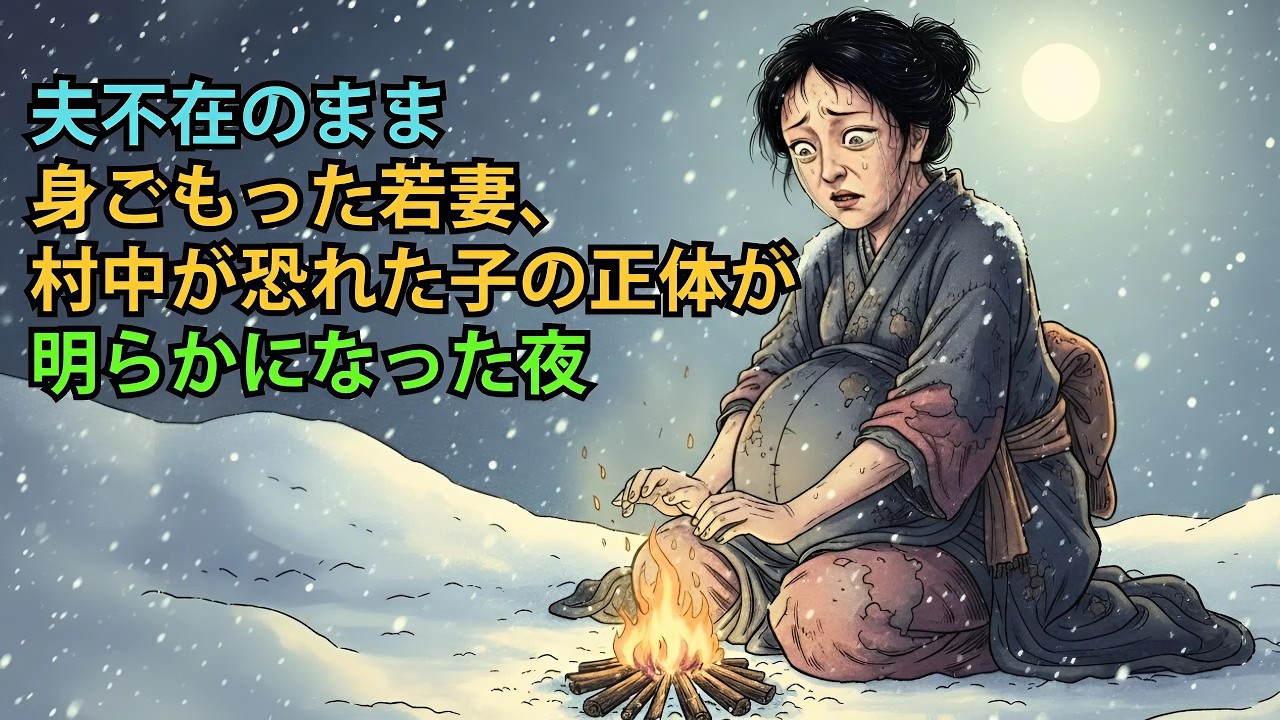 夫不在のまま身ごもった若妻、村中が恐れた子の正体が明らかになった夜| 野談 | 伝説 | 昔話 | 説話 | 民話