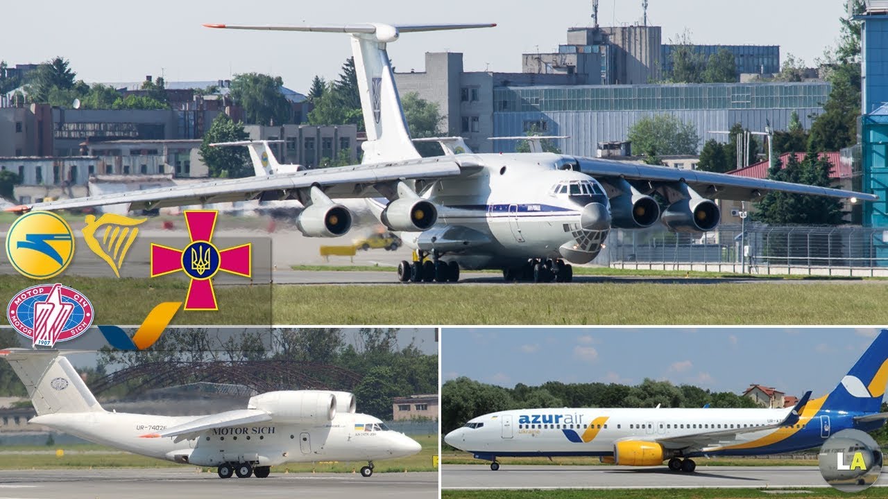 Spotting in Lviv | Summer Spotting #5 | OLD Ilyushin IL-76MD + (B738, An74, E190)