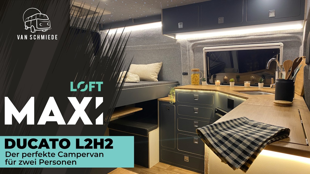 Idealer Campervan auf 5,40 mit dem Ducato L2H2