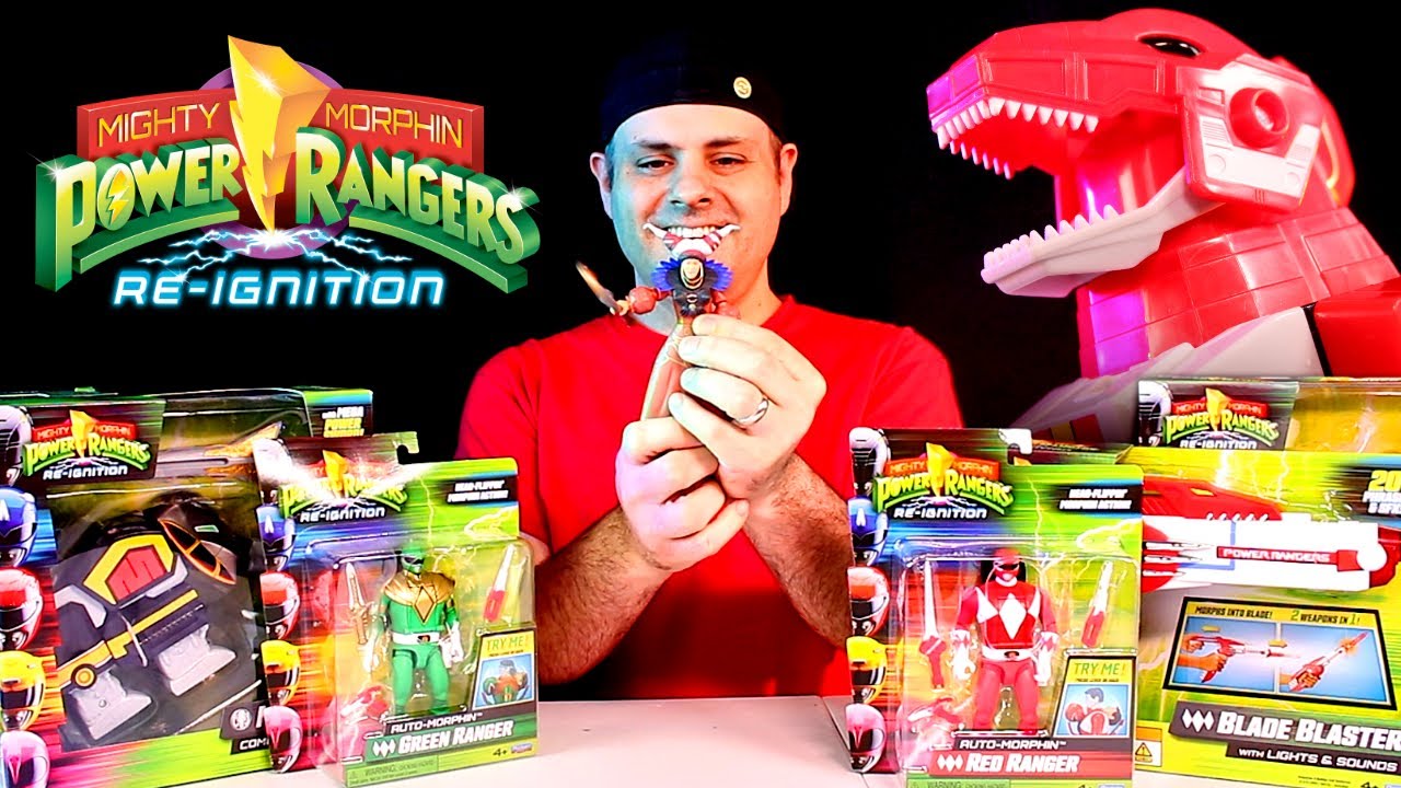 EPIC Power Rangers Re-Ignition Review - Zords, Figures, Power Morpher, Blade Blaster!