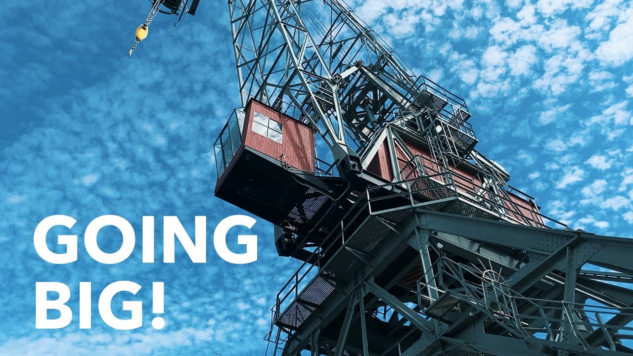 GOING BIG! Sampling an old crane