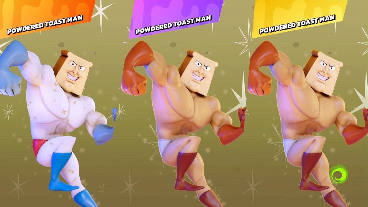 Free-for-all Powdered Toast Man Nickelodeon All-Star Brawl: Rooftop Rumble
