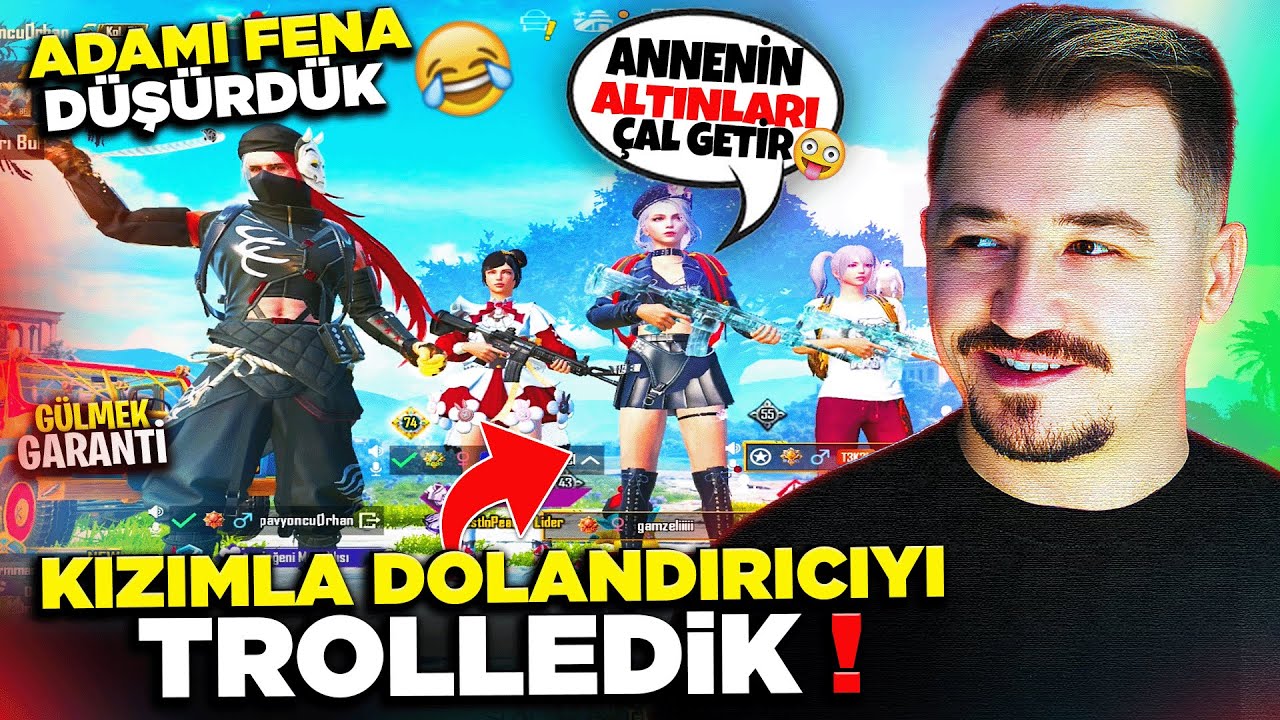 KIZIMLA DOLANDIRICIYI TROLLEDİK (ANNENİN ALTINLARINI ÇAL) - Pubg Mobile