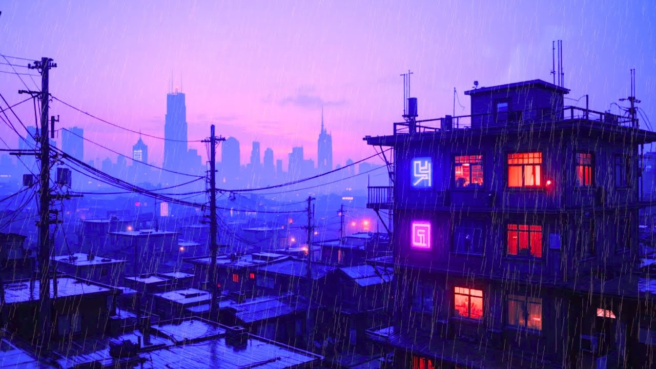 Chill Rainy City Nights 🌧️ Lo-Fi Hip Hop Beats to Relax