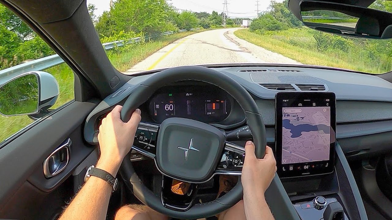 2021 Polestar 2 - POV Test Drive (Binaural Audio)