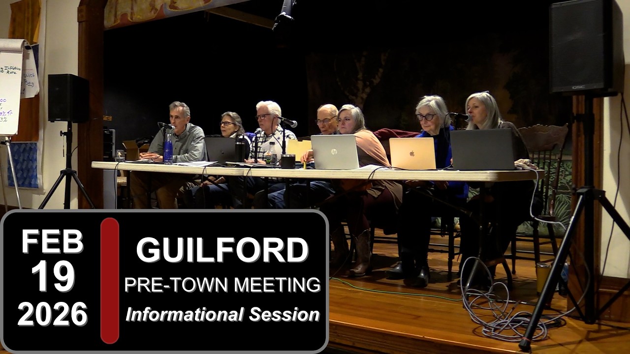 Guilford Pre-Town Meeting Info Session 2/19/26
