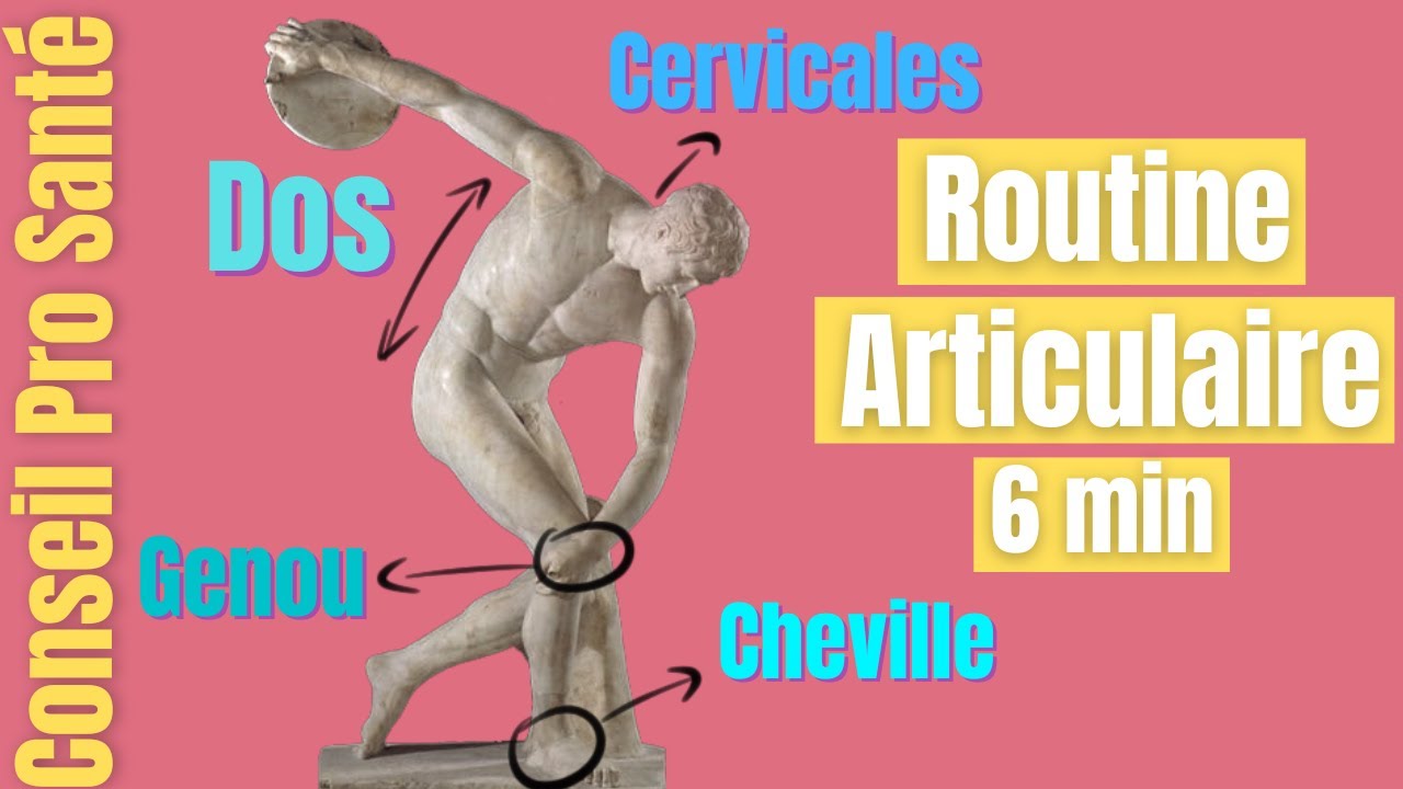 EXERCICES d'assouplissement pour les ARTICULATIONS à faire à la maison