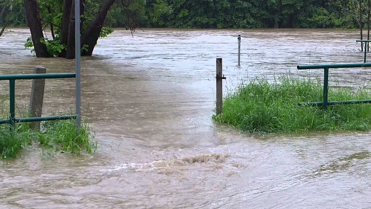 Zwickauer Mulde // Penig // Hochwasser 02.06.2013 (FullHD)