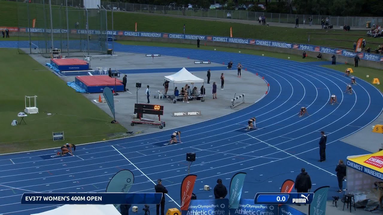Open Women 400m Final 2022 Australian Track & Field Championships