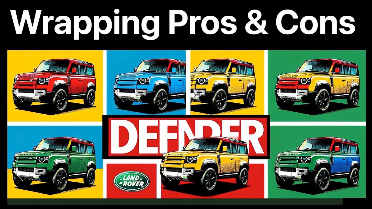 New Land Rover Defender L663 Wrapping - Pros & Cons - Do We Wrap THE STIG ?
