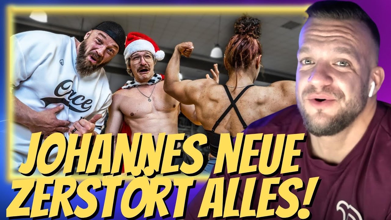 Johannes Luckas hat ne neue 18 Jährige & die drückt 100Kg! William Niewiara Live Reaktion