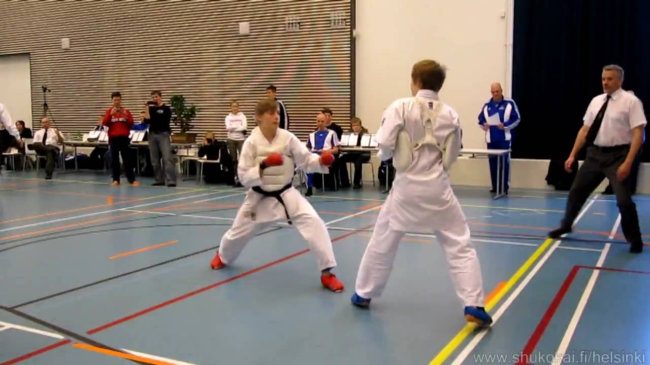 Kimura Shukokai Karate Nuorten Joukkue-SM 2010 Benjamin vs Eelis