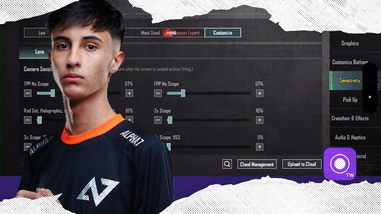 🔥 A7 | REVO77K BGMI Sensitivity | Update 4.2 | Alpha7 Esports Competitive Settings