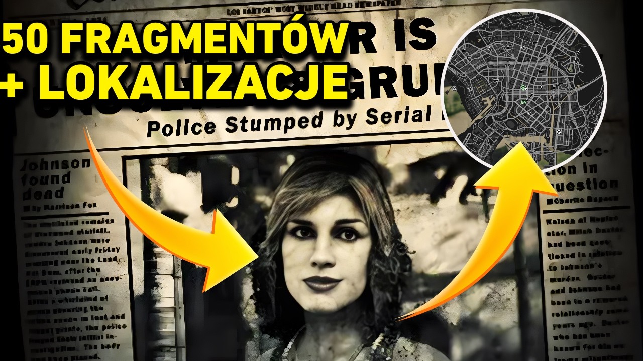 GTA 5 - LOKALIZACJA 50 FRAGMENTÓW LISTÓW + ROZWIĄZANA SPRAWA