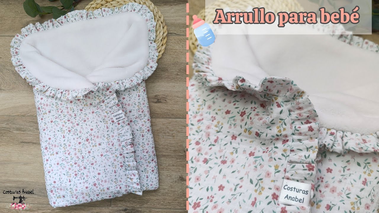 Cómo hacer un arrullo para bebé 👶🏻| Súper fácil patrón gratis 😊 #costura #diy #coser