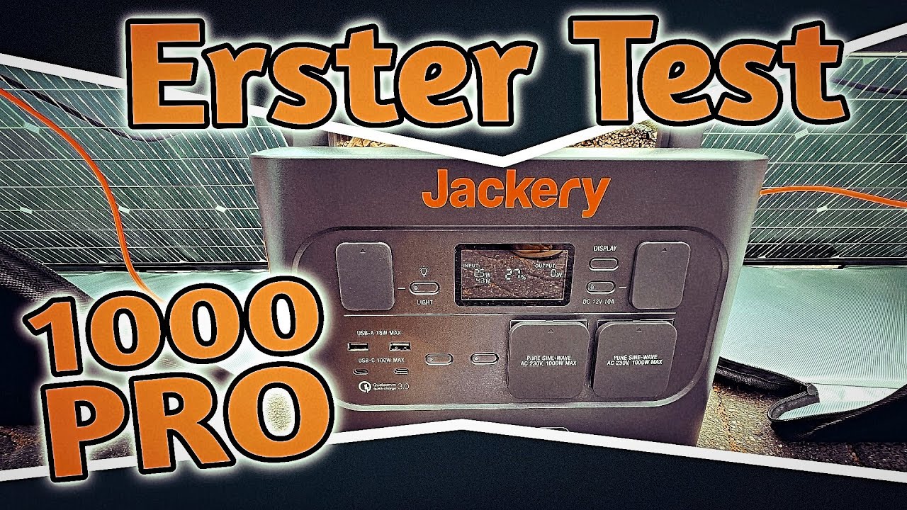 NEUE SOLARTECHNIK! Jackery SG 1000 Pro: Explorer 1000 Pro & SolarSaga 80 Solargenerator erster Test