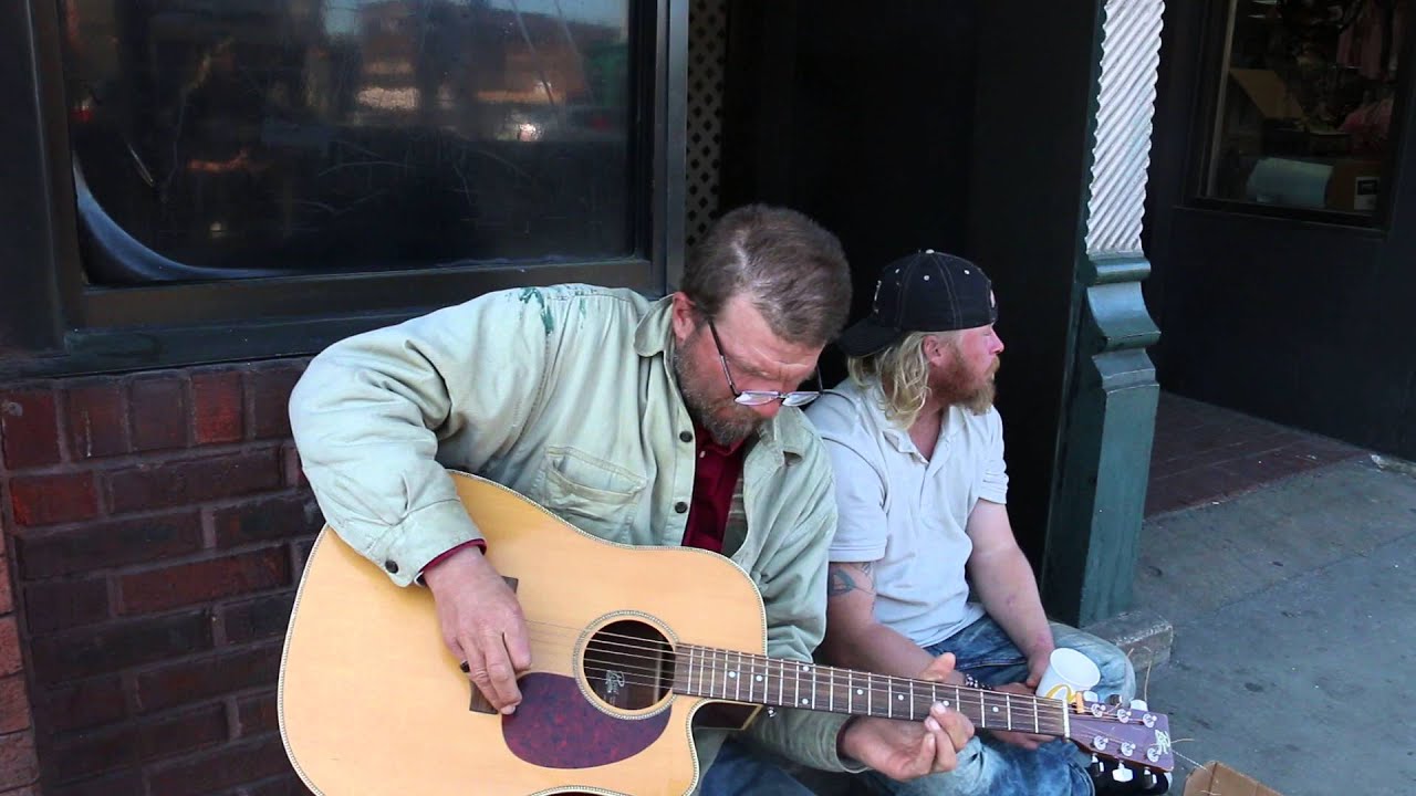 A homeless talent in Nashville, Tennessee