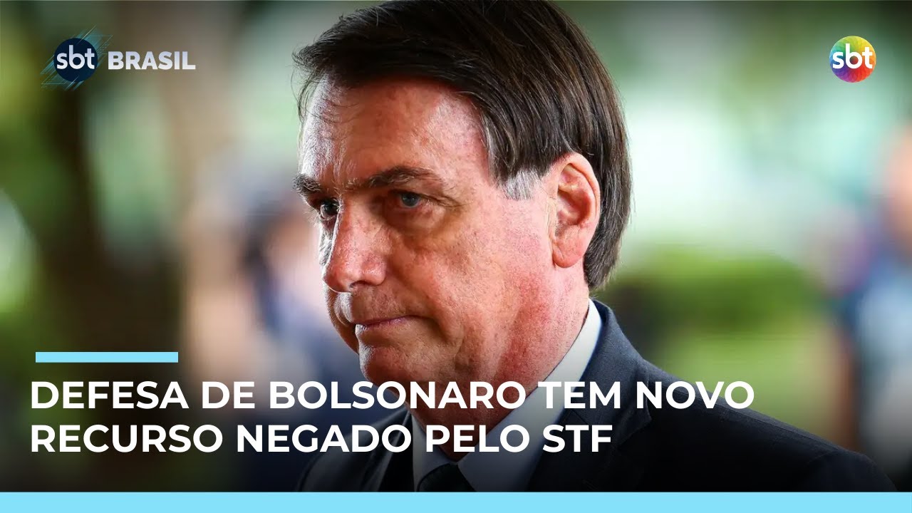 STF rejeita novo pedido da defesa de Bolsonaro contra condenação por tentativa de golpe | 