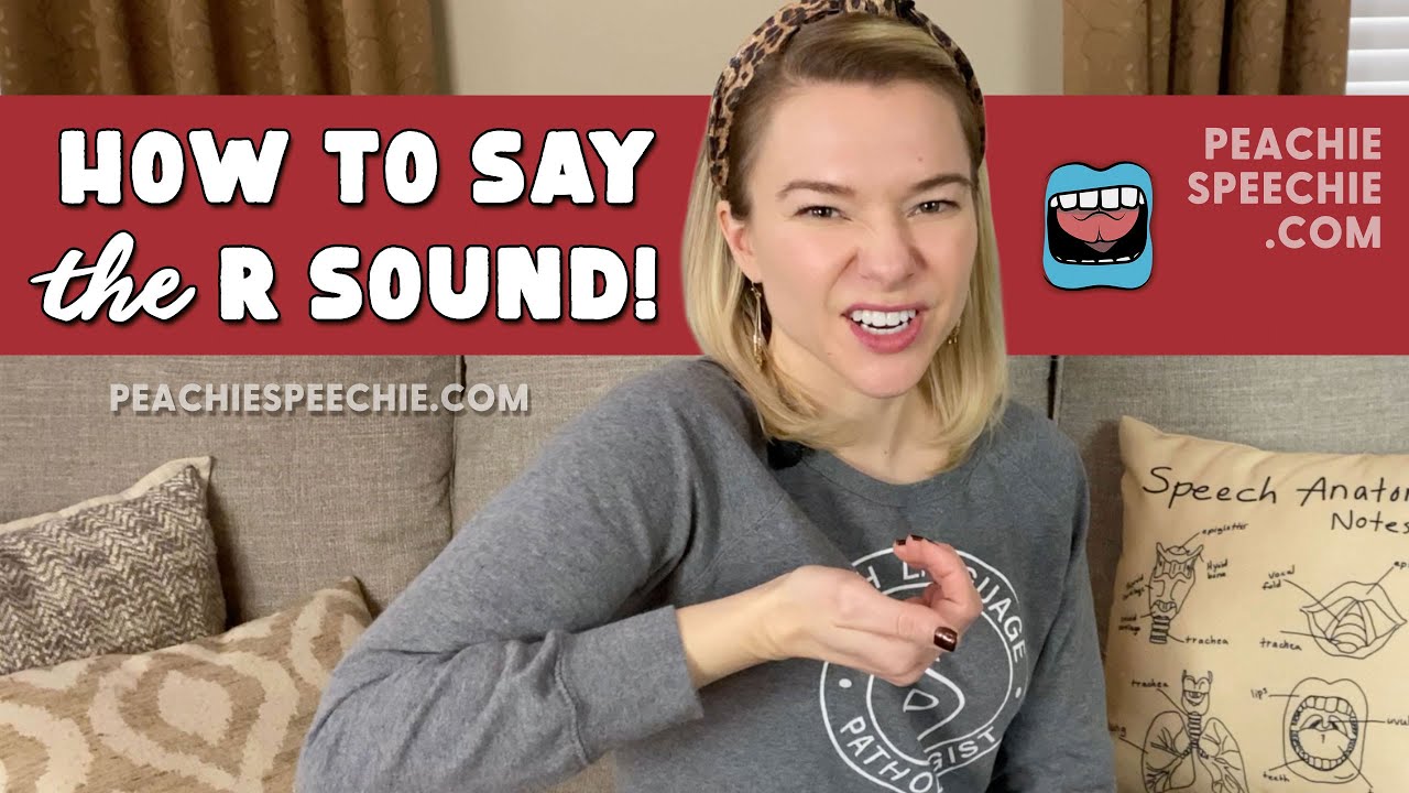 Как произносить звук Р (ретрофлексивный) от Peachie Speechie