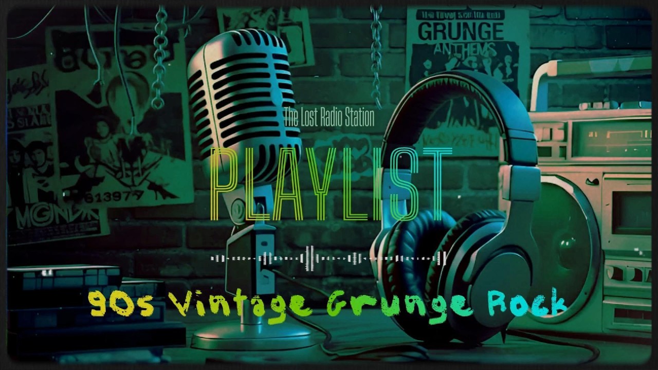 Playlist | 90s Vintage Grunge Rock | The Lost Radio Station 📻