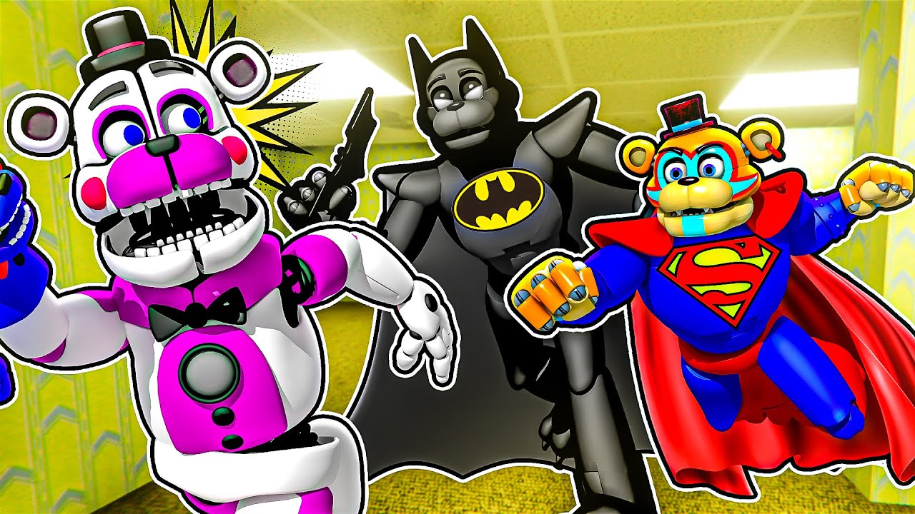 Finding Glamrock SUPERHEROES!? with Funtime Freddy