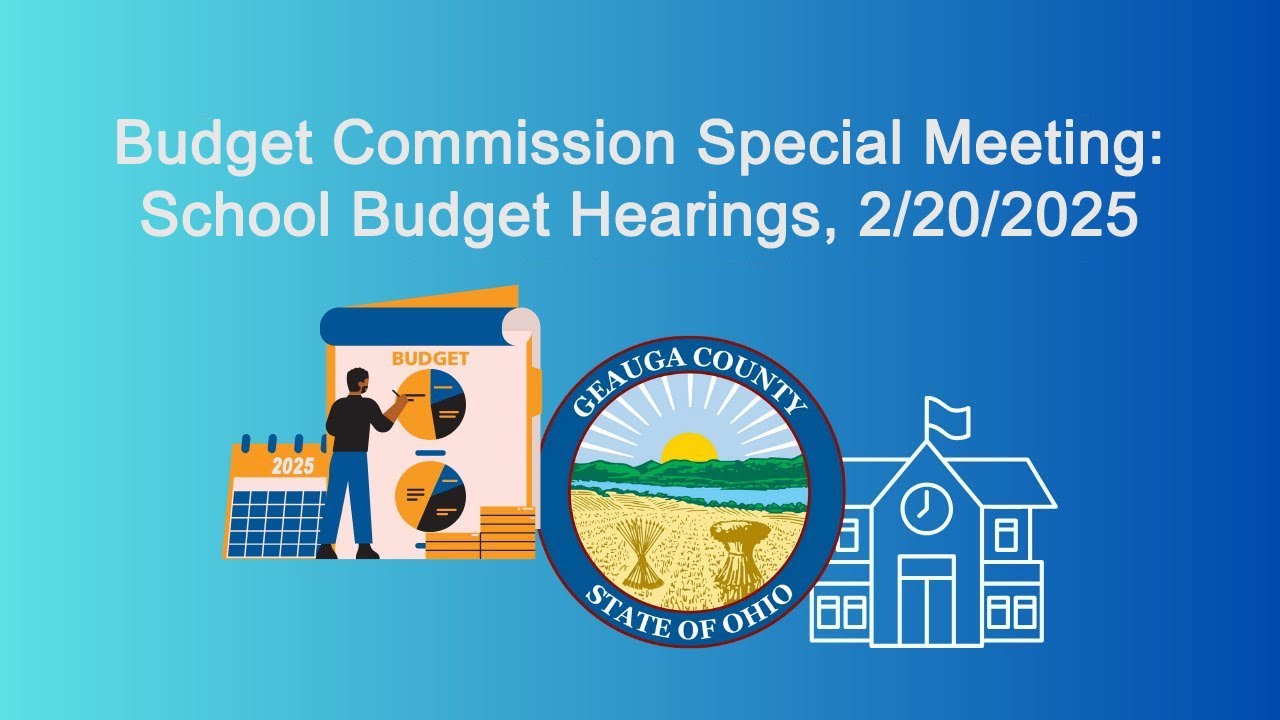 Budget Commission Special Meeting:  School Budget Hearings, 2/20/2025