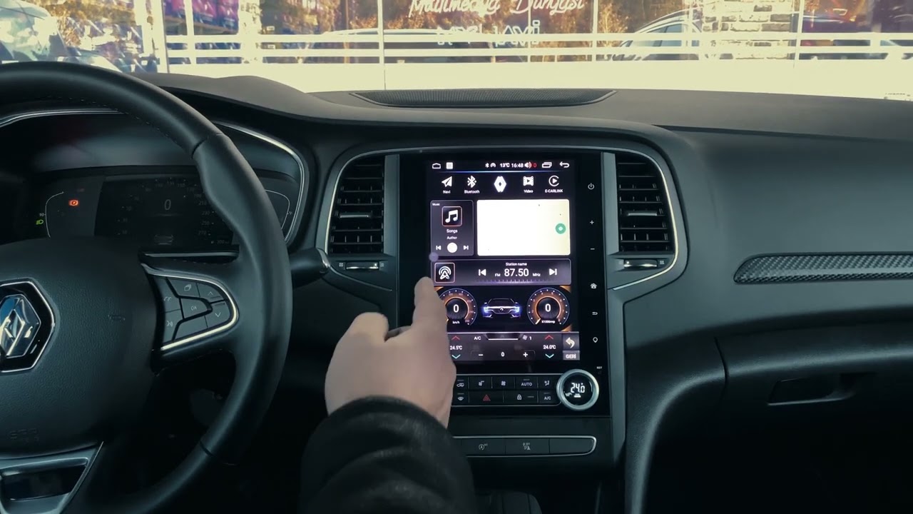 Renault Megane 4 Joy Paket ve Diğerleri ile de Uyumlu Yeni Tesla Serisi Multimedya İncelemesi