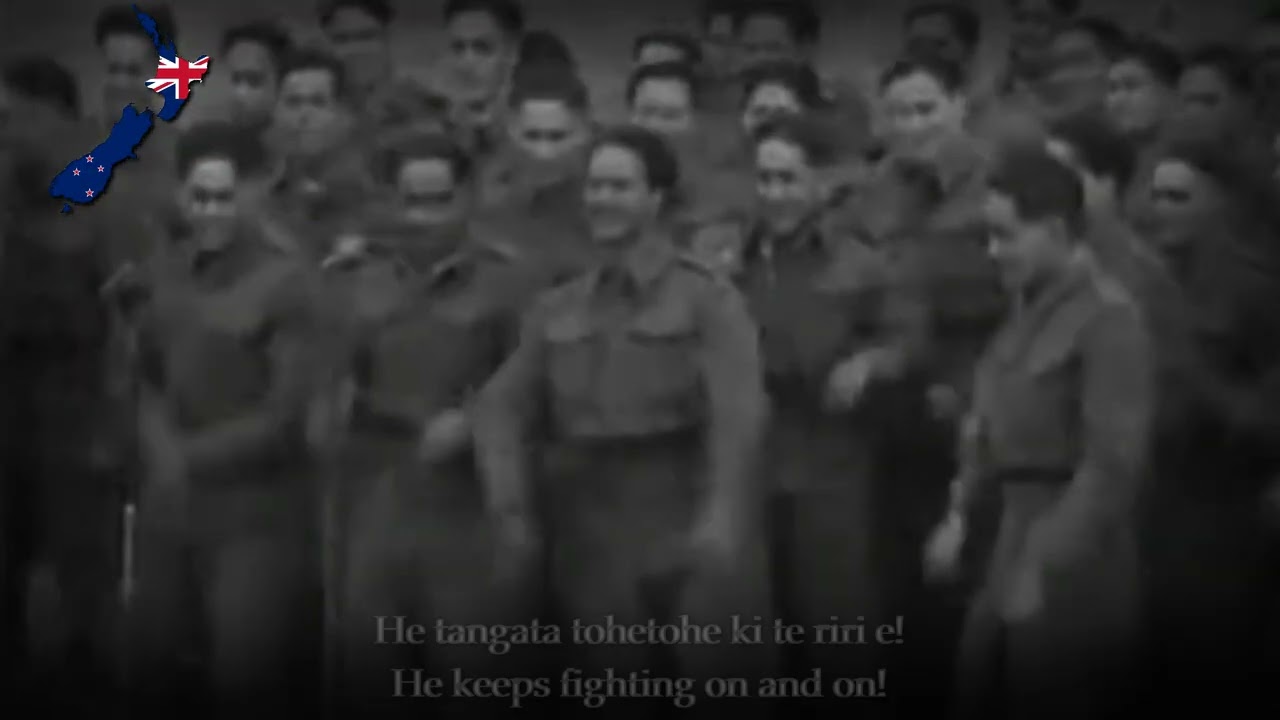 Dominion of New Zealand (1907-'47) WW2 Māori Song 'Hitara Waha Huka' (Hitler Foams at the Mouth)