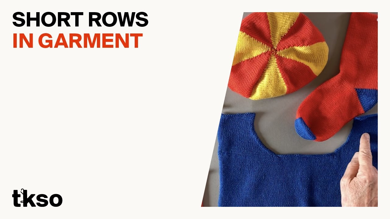 Short Rows in Garment