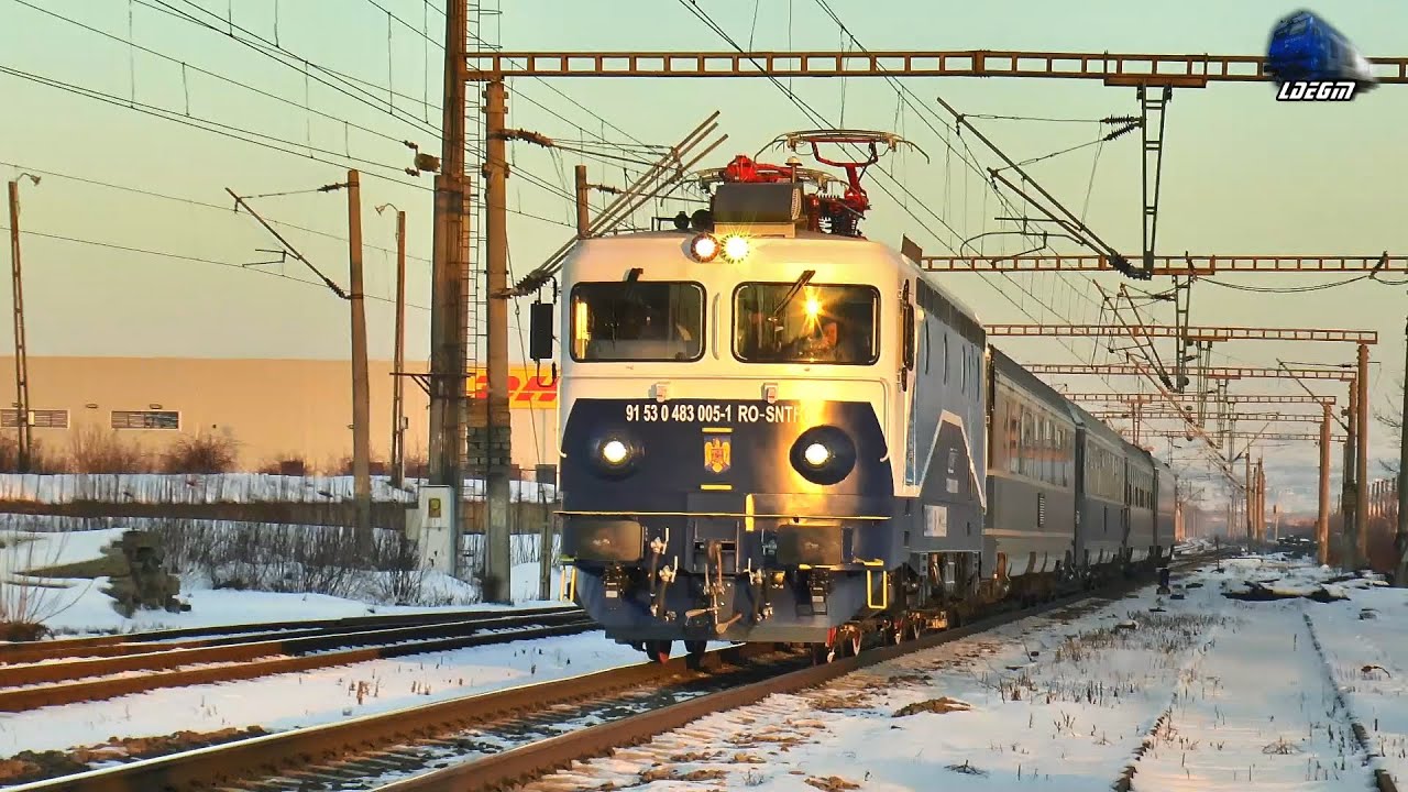 Trenul București Nord-Brașov-Cluj Napoca-Jibou-Baia Mare în Gara Cluj Napoca Est - 20 Ianuarie 2026