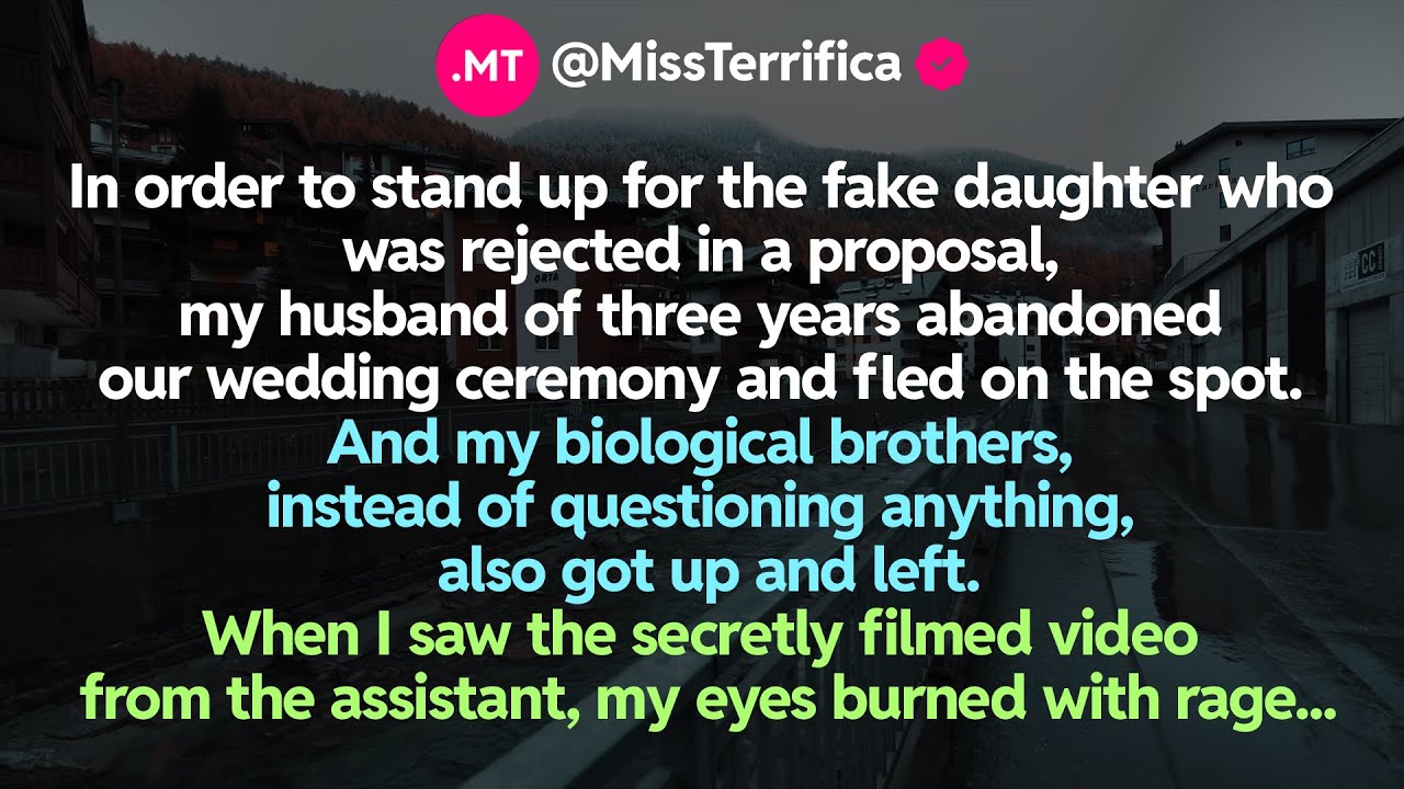 In order to stand up for the fake daughter who was rejected in a proposal, my husband of three...