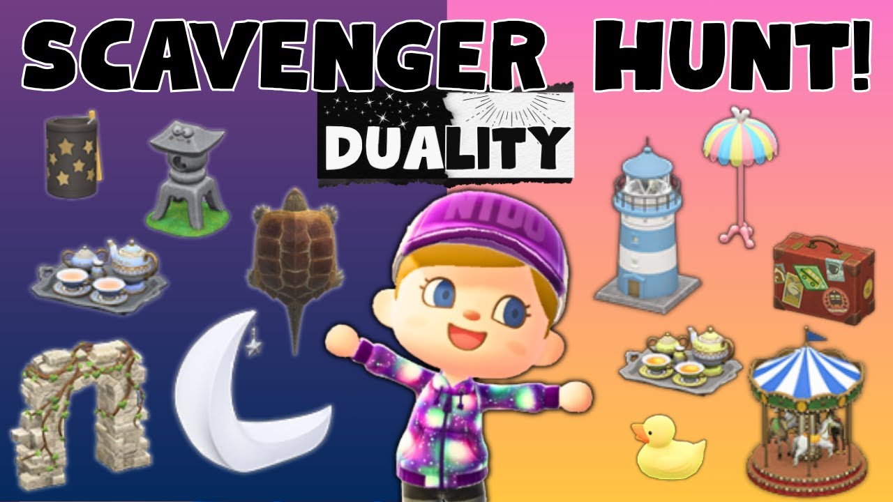 Night vs Day Scavenger Hunt! | Animal Crossing New Horizons