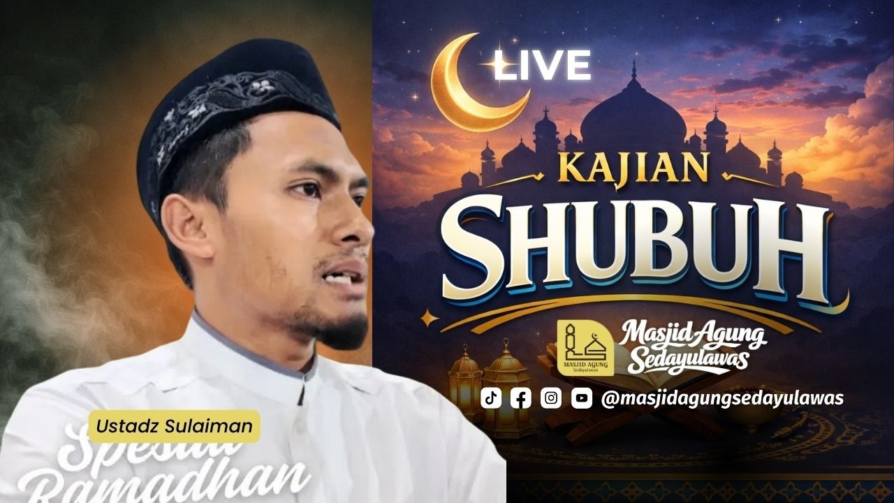 [LIVE] Kajian Tarawih Masjid Agung Sedayulawas - Lamongan