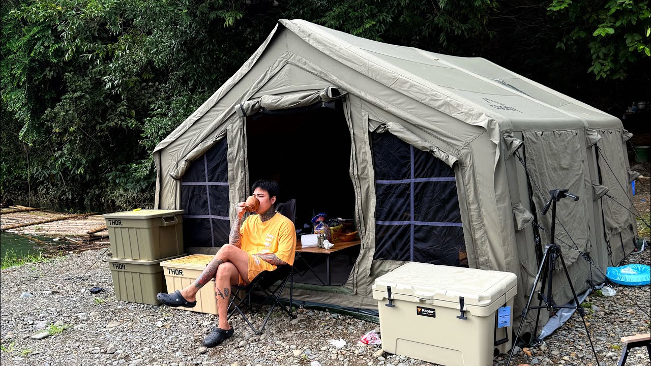 Camping Coody Tent With CruzFam #Awit