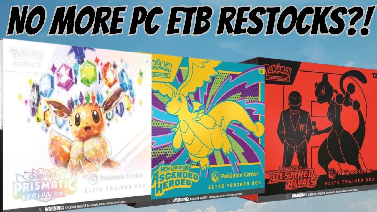 ETB-наборы из Pokemon Center больше никогда не поступят в продажу?!?