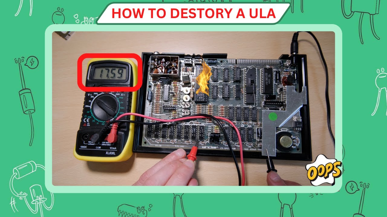 Issue 2 ZX Spectrum 48K Repair - Part 1/2 - Pop! Goes the ULA.