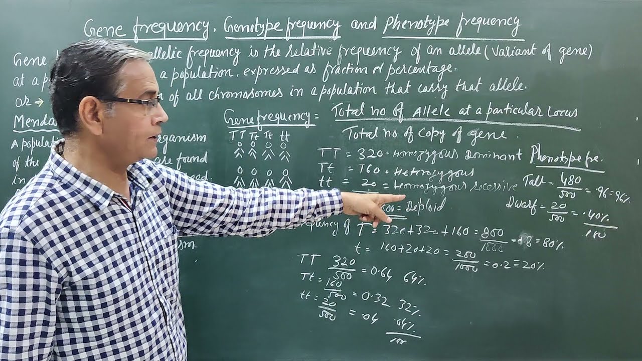 Gene frequency and its calculation