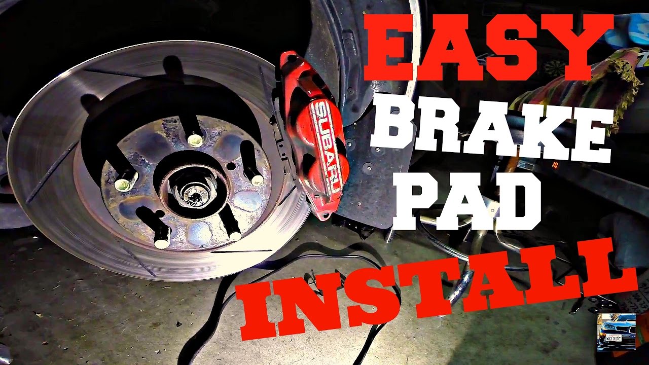 Easy Subaru Front Brake Pad Install!